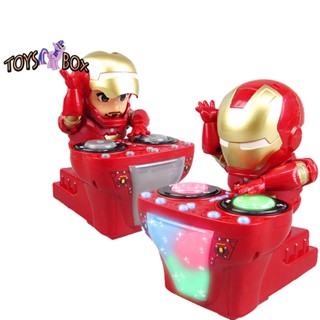 ของเล่นหน้ากากเต้นรํา iron Man Swing Music Walking Masks Q8WA