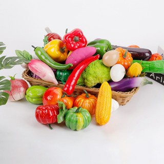 New Simulated Vegetable 2022 Fake Vegetable Model Green PVC Material Home Decor