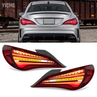 YiChe อัพเกรด Facelift LED ไฟท้ายสำหรับ Mercedes-Benz CLA C117 Coupe X117 CLA45 AMG ฮาโลเจน 2014-2016