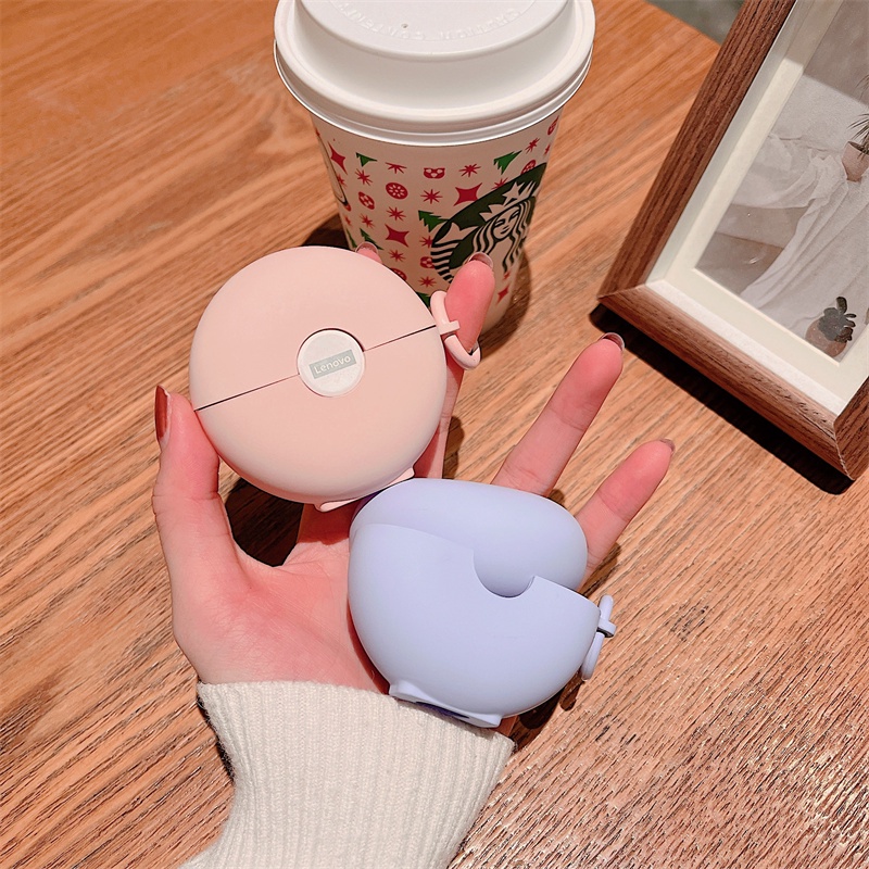 แผ่นรองหูฟังแบบนุ่มของ Macaron สําหรับ Lenovo LP80