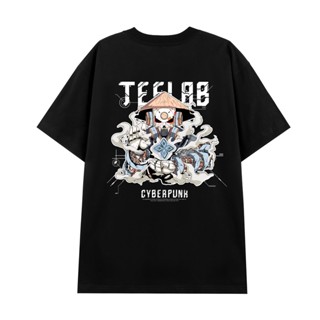 เสื้อยืดแฟชั่น Local Brand Unisex Teelab Cyberpunk T-Shirt TS143DIY เสื้อยืด_12