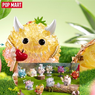 ★Hgtoys★ [Optional] Popmart INSTINCTOY Happy Life Series ตุ๊กตาปริศนา ของเล่นสําหรับเด็ก