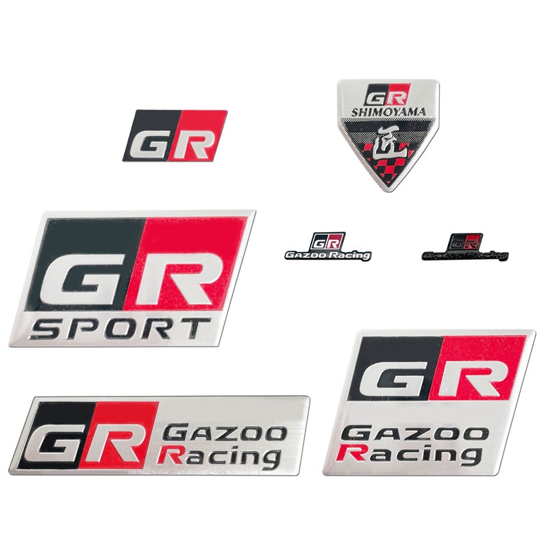 สติกเกอร์ฉลากโลโก้สัญลักษณ์ ติดพวงมาลัยรถยนต์ สําหรับ Toyota GR Sport Gazoo Racing RZ RC RS Corolla Rav4 Auris Yaris Prius