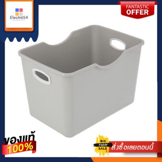 กล่องเอนกประสงค์พร้อมหูจับ KASSA HOME รุ่น JCP-K80 ขนาด 39 x 25.7 x 25 ซม. สีเทาMultipurpose Box with Handle  JCP-K80 Si