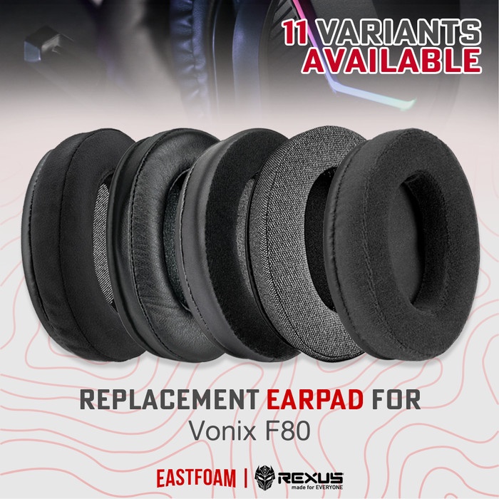 Earpad Earcup Rexus Vonix F80 F 80 F-80 ฟองน้ํารองหู
