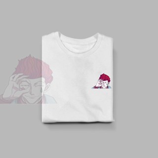 Minimalist Anime Hunter X Hunter Hisoka White T shirt Unisex_02