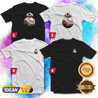 Star Wars BB8 T-Shirt Men Women Small Big SIZE MOVIE Apparel SUPERHERO COTTON Kaos BAJU SUMMER TEE Clothes IDEAN S9_04