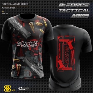 เสื้อยืด คอกลม ผ้าไมโครไฟเบอร์ พิมพ์ลาย Glock Perfection Jersey แบบแห้งเร็ว สไตล์บูติก สําหรับผู้ชาย และผู้หญิง