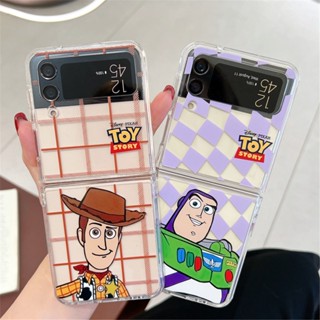 Buzz Lightyear เคสโทรศัพท์มือถือแบบแข็ง หนา กันกระแทก กันรอยนิ้วมือ สําหรับ Galaxy Z Flip 4 5G Z Flip 3