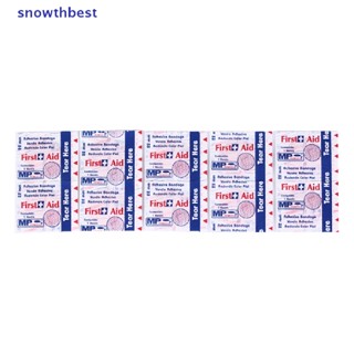 [Snowth] พลาสเตอร์ปลอดเชื้อ ยืดหยุ่น สําหรับดูแลสุขภาพ 100 ชิ้น ต่อกล่อง [zkm]