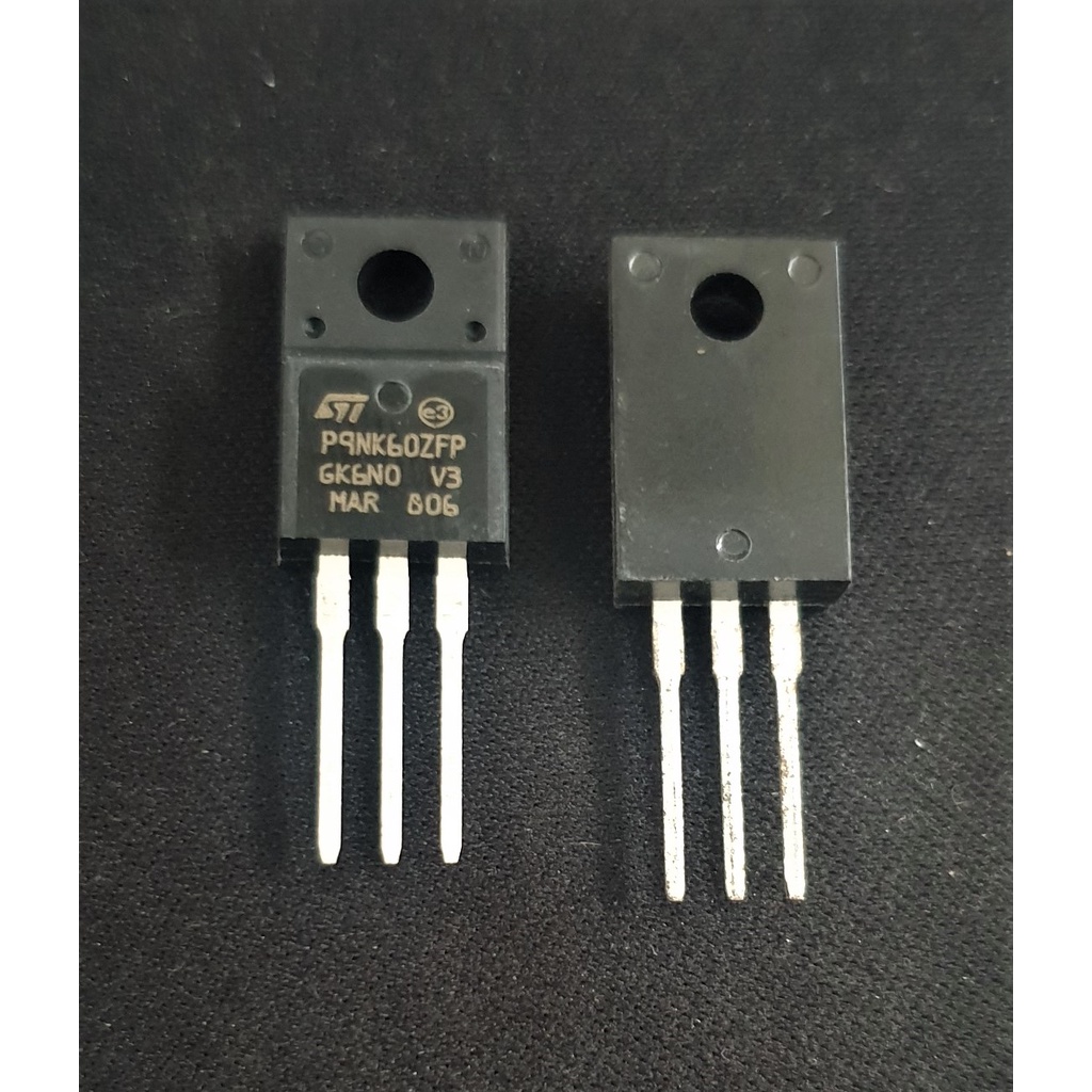ทรานซิสเตอร์ STP9NK60ZFP P9NK60ZFP MOSFET N-Channel 600V 0.85Ohm 7A
