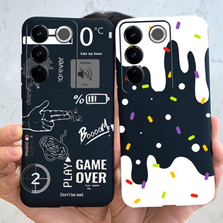 เคสซิลิโคนนิ่ม ลายวัว สําหรับ Vivo S16 S 16Pro 2022 VivoS16 S 16 Pro V2244A V2245A