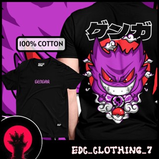 SEF Apparel Anime Series Gengar Pokemon T shirt White 100% Cotton_07