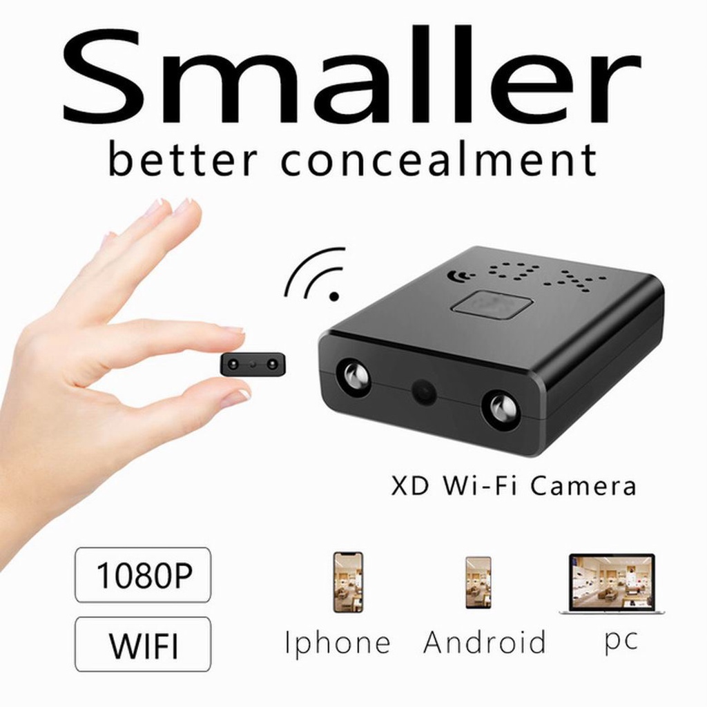 กล้องบันทึกวิดีโอ 1080P HD Mini WIFI วิสัยทัศน์กลางคืน Micro Cam DVR ...