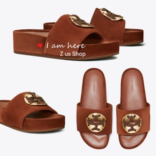 พรีฯ TORY BURCH WOVEN DOUBLE T SANDAL us6/6.5 .