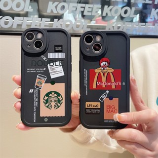 เคสซิลิโคนนิ่ม ลาย McDonald สําหรับ OPPO A92020 A52020 A92 A5S VIVO Y17 Y15 Y11 Y3 Y12F9 A7 A12S RENO2Z R17PRO RENO5 RENO 6z PRO iPhone 7 Plus iPhone 6s Plus