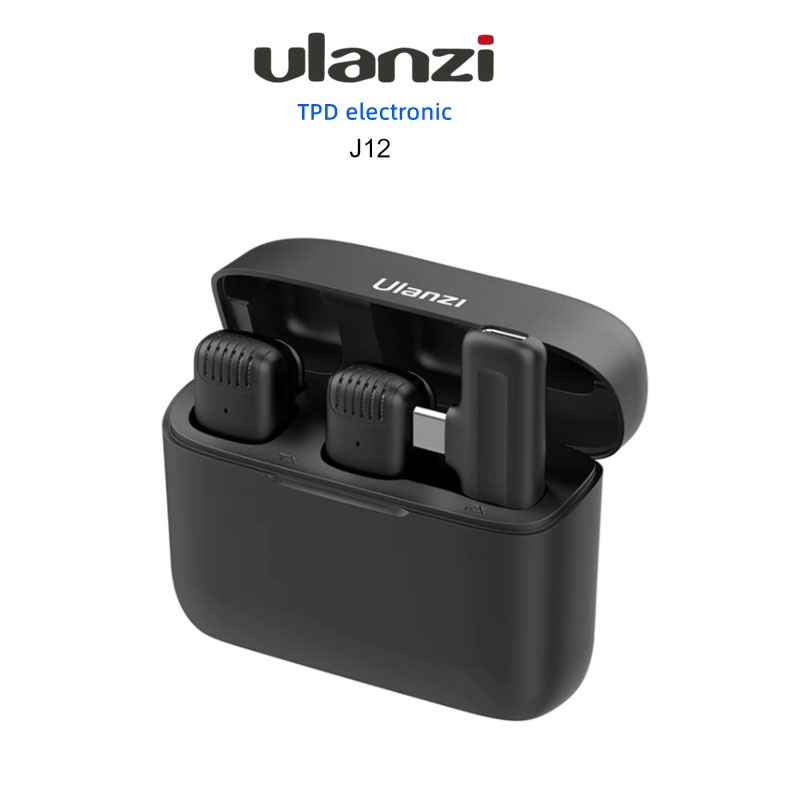 Ulanzi J12 Wireless Lavalier Microphone System ไมโครโฟนไร้สาย