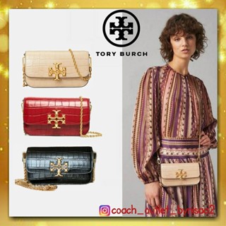 Tory Burch Eleanor กระเป๋าสะพายข้าง ลายหนังจระเข้