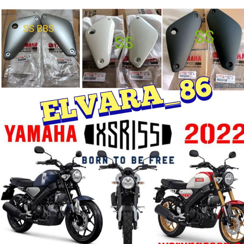 ฝาครอบด้านข้าง 1&2 ฝาครอบแบตเตอรี่ขวาซ้าย Yamaha XSR 155 Original BBS-F1711-00 BBS-F1731-00
