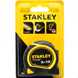 STANLEY ตลับเมตร หุ้มยาง 3เมตร รุ่น TYLONTAPE