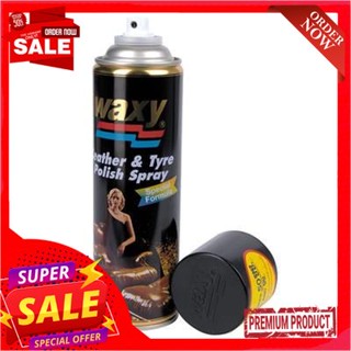 tire น้ำยารักษายางรถ WAXY ขนาด 450 ซีซีWAXY tire cleaner, size 450 cc.