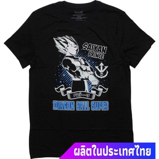 เสื้อยืดสีพื้นผู้ชาย Dragon Ball Z Goku Super Saiyan Prince T-Shirt sale Dragon Ball ดราก้อนบอล_04
