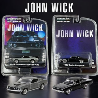 Greenlight | Ford Mustang BOSS &amp; Dodge Charger RT จากหนัง John Wick สเกล 1:64