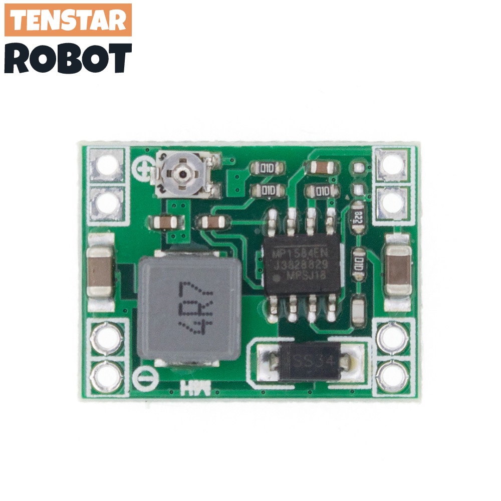 Mp1584en โมดูลพาวเวอร์ซัพพลาย สเต็ปดาวน์ DC-DC 3A 24V 12V 9V 5V 3V MP1584 ขนาดเล็กมาก ปรับได้