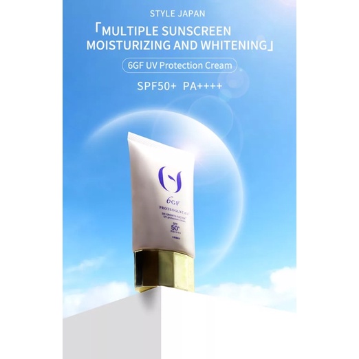 6GF+ Proteoglycan ( Six Growth Factor UV Protection Cream) ครีมกันแดด SPF50 PA+++ *ของแท้จากญี่ปุ่น 