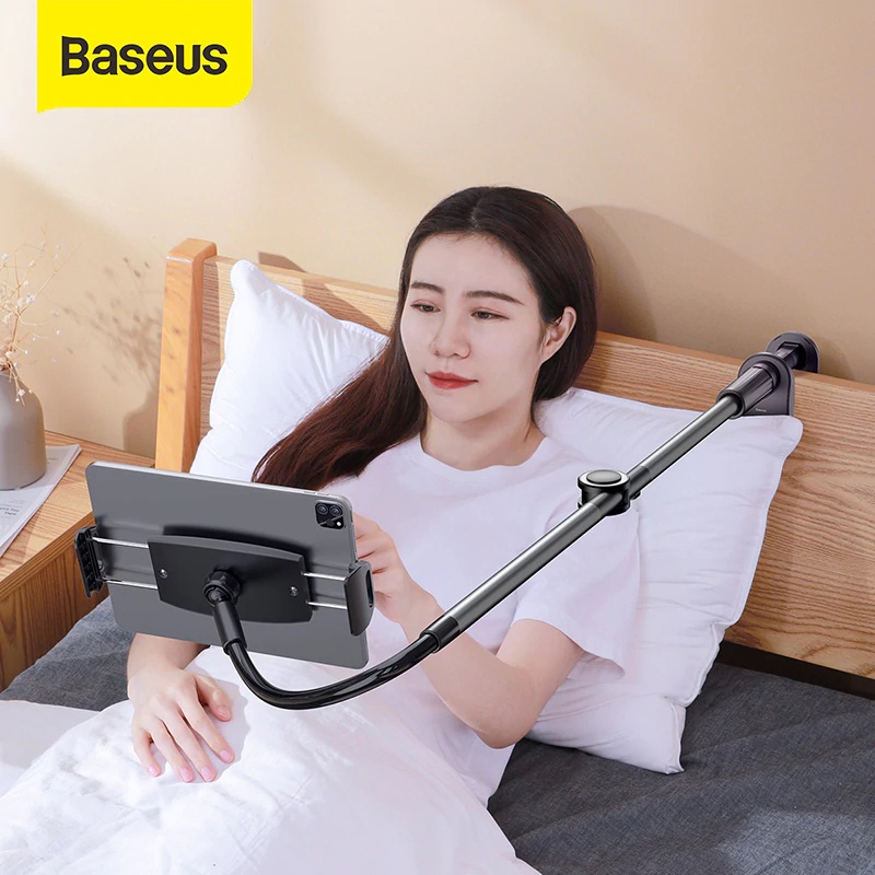 Beseus Lazy Bed Phone Clip Holder พับได้แขนยาว Mount Desktop Stand Bracket