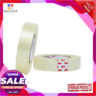 CLEAR เทปใส PACK IN 12 MMX36หลา 2 แพ็คCLEAR STATIONERY TAPE PACK IN 12MMX36Y 2EA/PACK