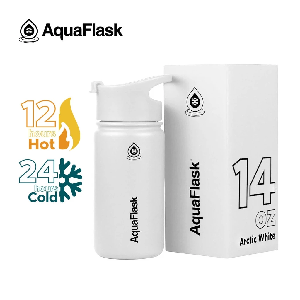 AquaFlask Regular 14oz - กระบอกน้ำเก็บความเย็น กระติกน้ำสแตนเลส 14ออนซ์ thumbnail 8