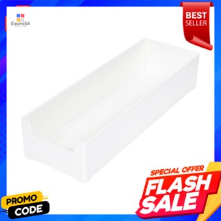 STORAGE กล่องอเนกประสงค์ STACKO MY L 10x30x6 ซม. สีขาวSTORAGE BOX STACKO MY L 10X30X6CM WHITE