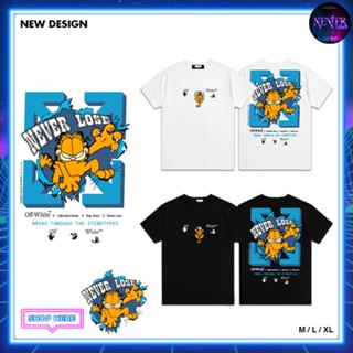 เสื้อยืด Oversize Garfield Serious