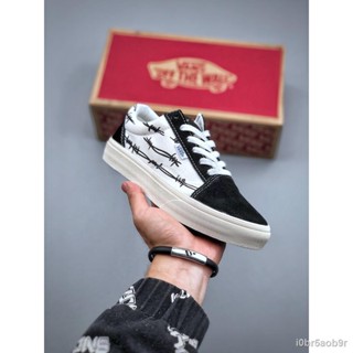 Vans/vans OG รองเท้าสลิปออน พิมพ์ลายธีม LX