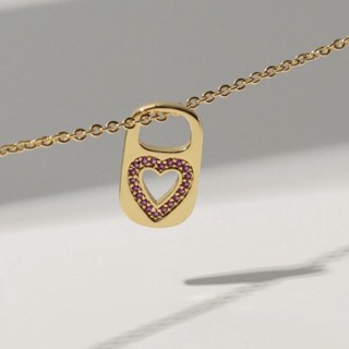 Lapaire l Poppy heart necklace