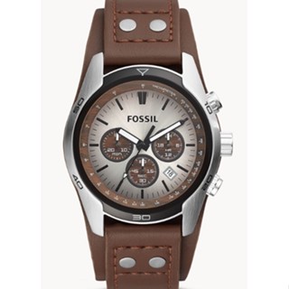 FOSSILCoachman Chronograph Cuff Leather Mens  CH2565 45mm