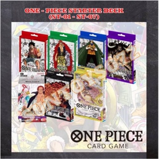 One Piece Card Game Start deck ST01-06 สินค้าถูกลิขสิทธิ์เกมการ์ดใหม่สำหรับอนิเมะที่สุดฮิตมาเป็นเกมการ์ดที่สนุกทีเดียว