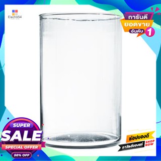 Sugar โหลน้ำหวานทรงกระบอก 8 นิ้ว ชาญธวัช สีใสcylindrical Sugar Jar, 8 Inches, Chantawat, Clear Color