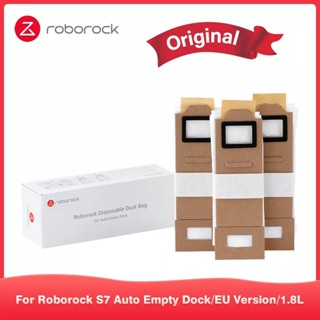 (Ready Stock)Original Roborock S7 Dust Bag, Dust Bag Bracket, Holder Dock Filter for Auto Empty Station