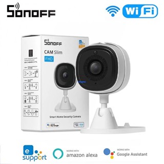 Sonoff CAM Slim Smart Home WiFi 1080P กล้องรักษาความปลอดภัย เสียงสองทาง เฝ้าระวังอัตโนมัติ ติดตามการเคลื่อนไหว สัญญาณเตือนเด็กทารก สัตว์เลี้ยง