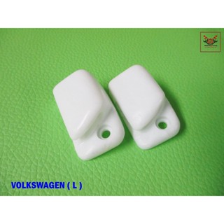 VOLKWAGEN "NEW" SUN VISOR BEIGE BRACKET LEFT SIDE (LH) SET PAIR  // กิ๊บล็อคที่บังแดด ด้านซ้าย เซ็ทคู่ สินค้าคุณภาพดี