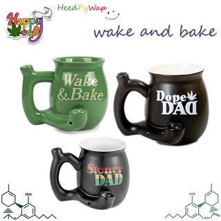 แก้วสำหรับ wake and bake แจกันแก้ว คละสี