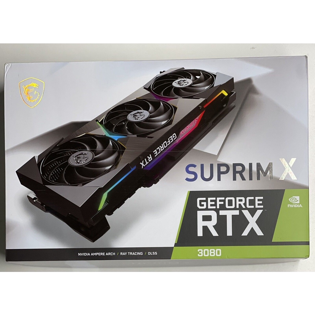 MSI GeForce RTX 3080 RTX 3080 SUPRIM X 10G 10GB 320-Bit GDDR6X Video Card