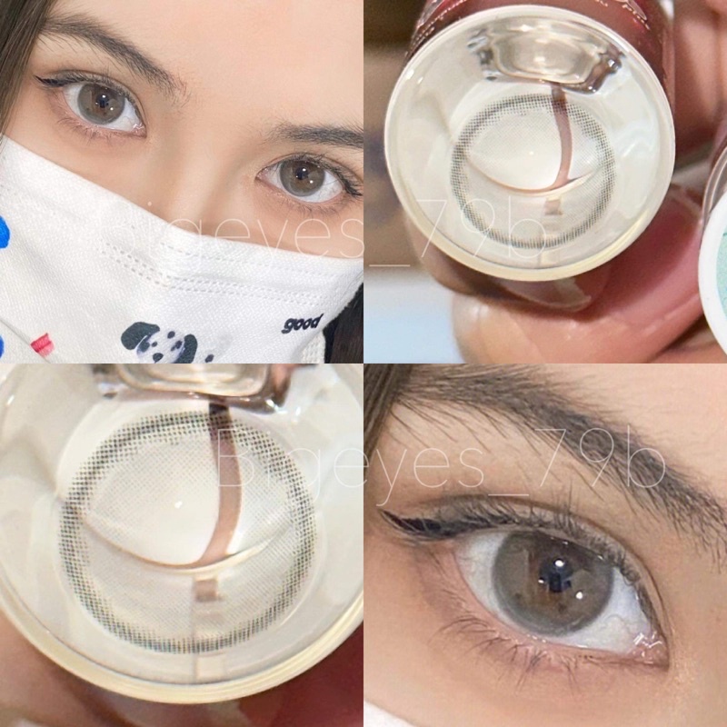 ✨ Gray ขนาดมินิ mini  สายตาปกติ สายตาสั้น ☀️กรองแสง uv เลนส์แท้จดทะเบียนถูกต้อง ผ่านอย.ไทย ✔️