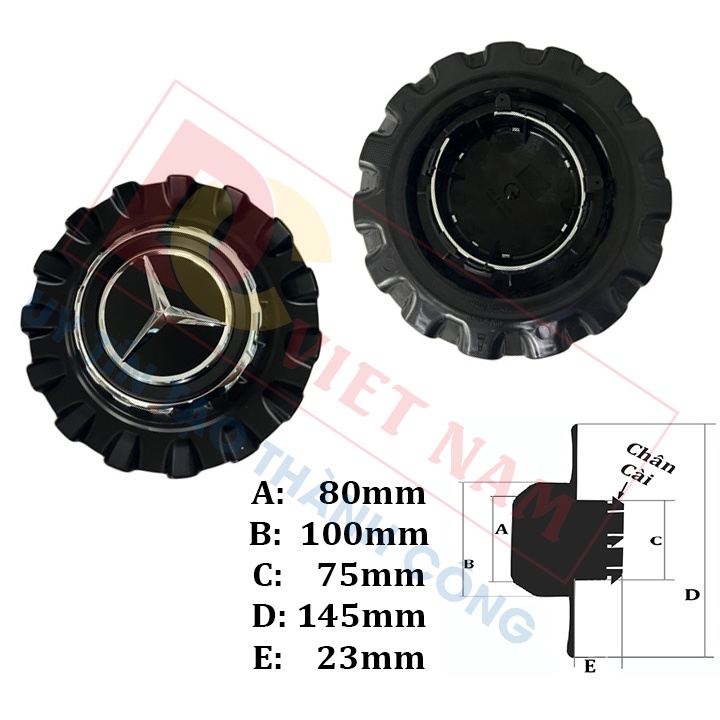 1 Maybach PA66 ฝาครอบล้อรถและฝาครอบล้อ Logo