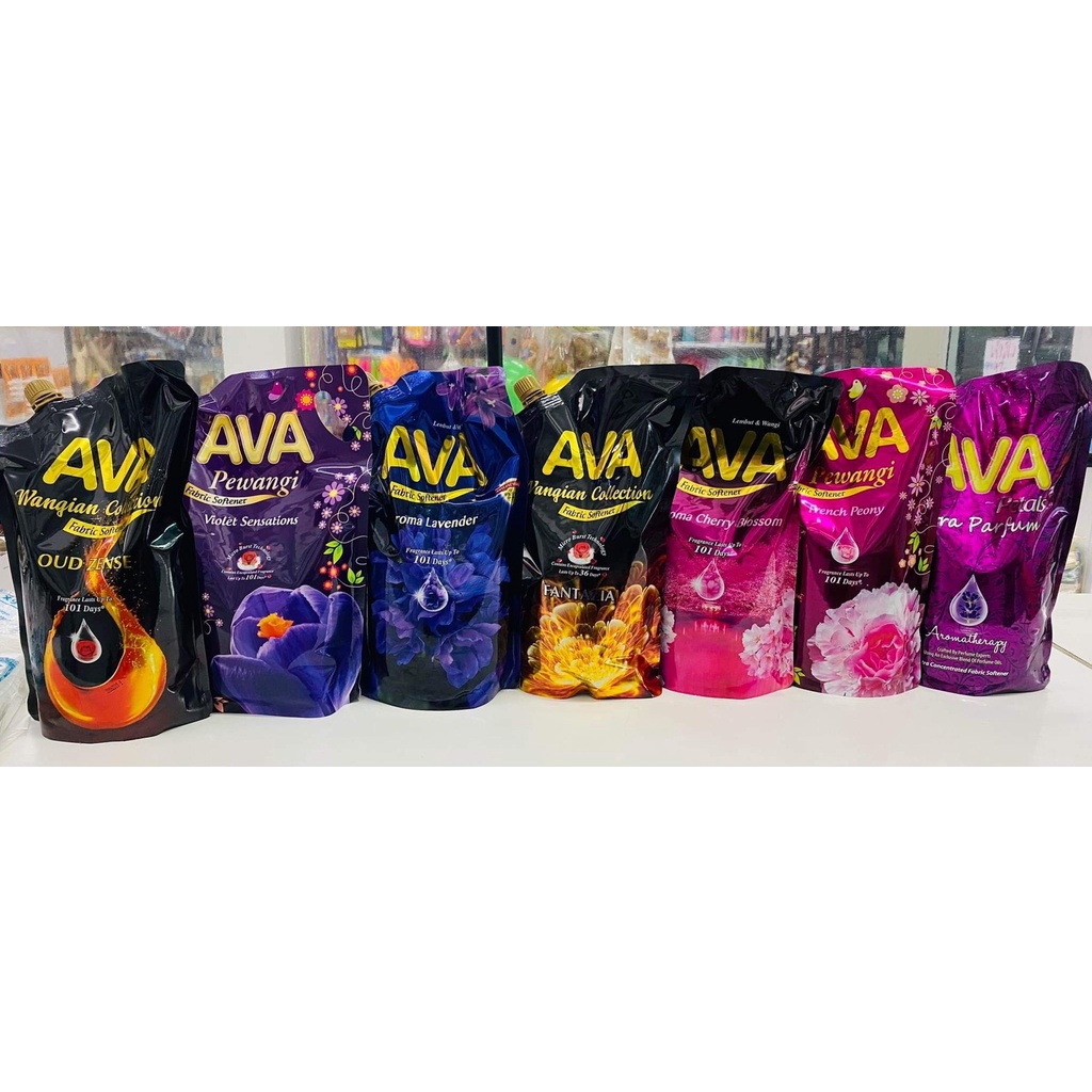 น้ำยาปรับผ้านุ่ม AVA น้ำยาปรับผ้านุ่มมาเลเซีย AVA Pewangi ขนาด 1600ML.(เลือกสูตรด้านใน)