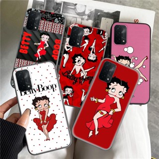 เคสโทรศัพท์มือถือแบบนิ่ม ลาย betty boop 9WES สําหรับ OPPO F17 A74 A95 F19 Pro Find X3 Lite Neo R9 F1 Plus