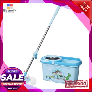 SPIN ชุดอุปกรณ์ถังปั่นพร้อมไม้ม็อบ ACCO TOY STORY DISNEY สีฟ้าSPIN MOP AND BUCKET SET ACCO TOY STORY DISNEY BULE