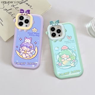 Realme C2 C3 C11 C20 C20A C21 C33 C30 2021 เคสเรียวมี สำหรับ Lovely Girl Fairy เคส เคสโทรศัพท์ เคสมือถือ Full Back Cover Soft Silicone Cases Shockproof Casing Protective Shell